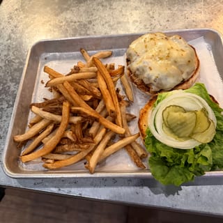 Mushroom Swiss Burger
