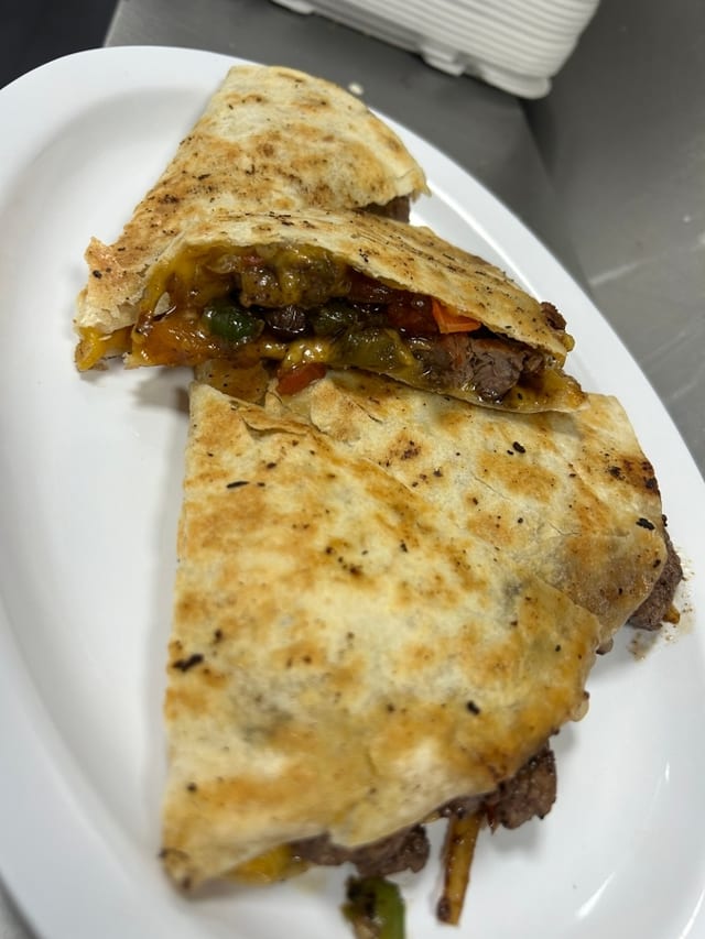 STEAK QUESADILLA.
