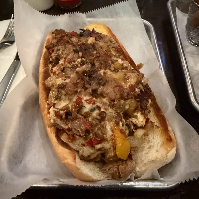 Chicken Cheese Hoagie.